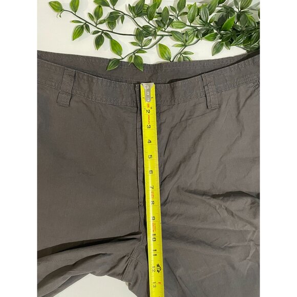 Columbia Mens Regular Fit Gray Cotton Shorts Size 38 With Side & Back Pockets - Picture 12 of 13